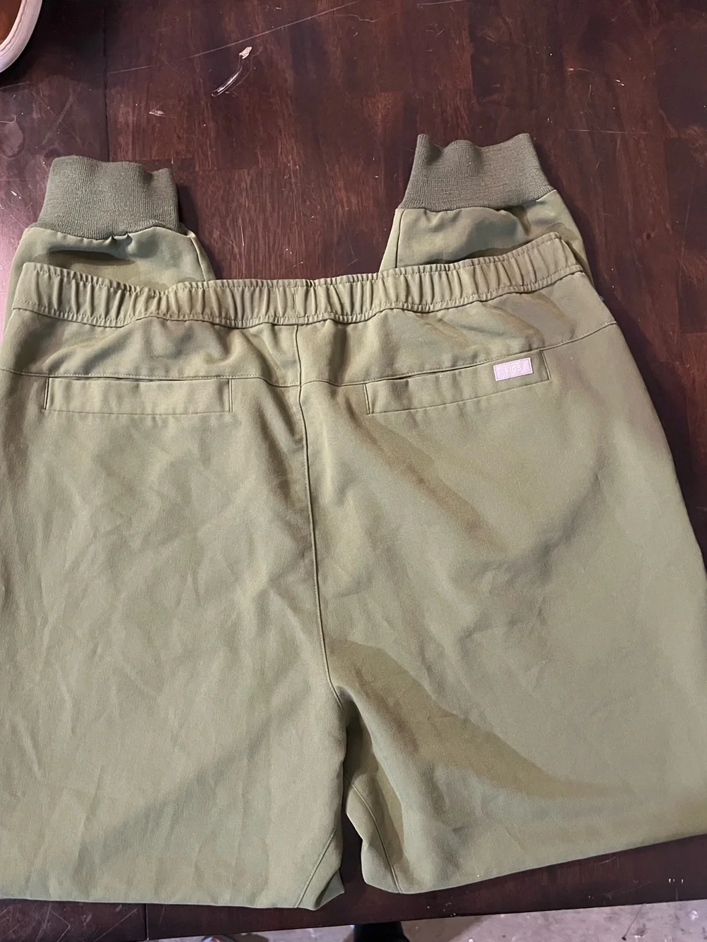 Figs Tansen Jogger Scrub Pants, Olive Green, Sz XL
